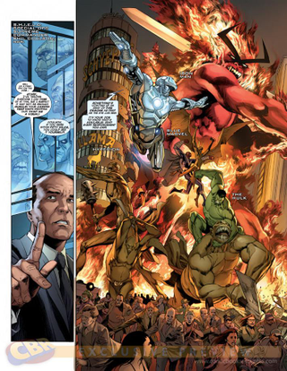 Illustration for article titled In The First SHIELDÂ Comic, Coulson and Crew Meet All the Marvel Heroes